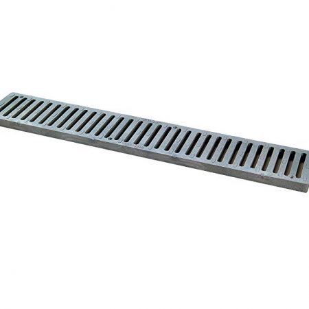 Photo of NDS 2′ Spee-D Drain Channel Grate, Gray