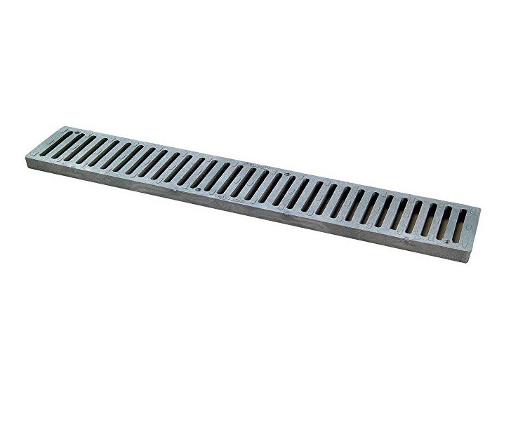 Photo of NDS 2′ Spee-D Drain Channel Grate, Gray