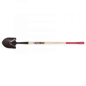 Photo of Garant Fire Fighting Round Point Shovel, Long Wood Handle #GHFFR1FL