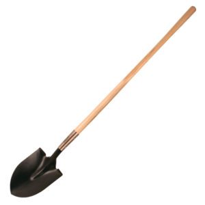 Photo of Kraft Round Point Shovel with Long Wood Handle