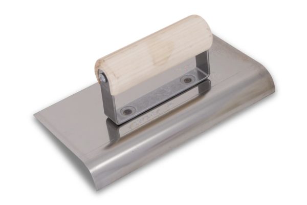 Photo of Marshalltown 6″ x 6″ SS Edger – Straight Ends w/Wood Handle