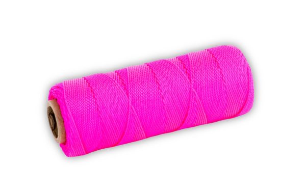 Photo of Marshalltown 1000′ Twisted Nylon Mason’s Line  – Pink