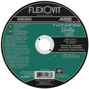 Photo of Flexovit 7″ x 1/8″ x 5/8″ Circular Saw Cut-Off Wheel