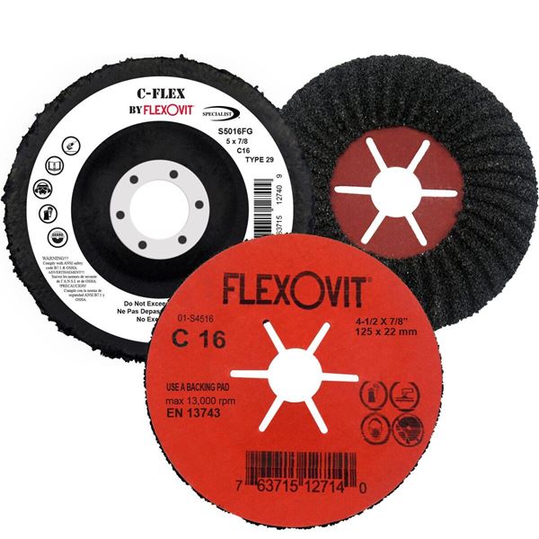 Photo of Flexovit 4-1/2″ x 7/8″ C-16 Semi-Flexible Masonry Disc