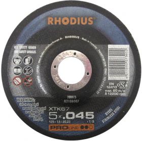Photo of Rhodius 5″ x .045″ x 7/8″ XTK67 Cut-Off Wheel