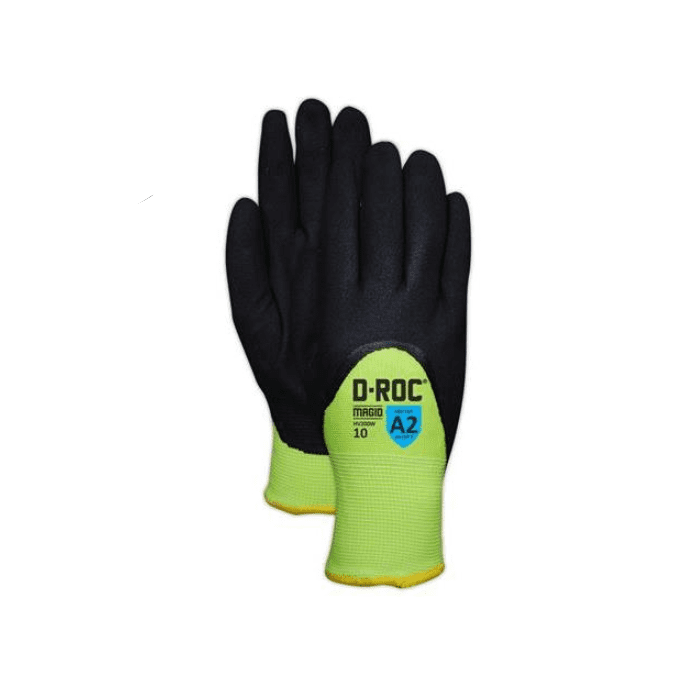 Magid ROC® Hi-Viz Thermal Coated Work Gloves