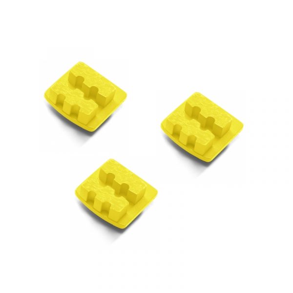 Photo of Husqvarna Redi Lock® 20-Grit Double Segments – Yellow (3-Pack)