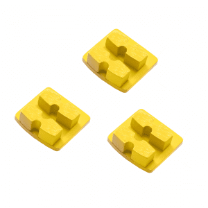 Photo of Husqvarna Redi Lock® 30-Grit Double Segments – Yellow (3-Pack)