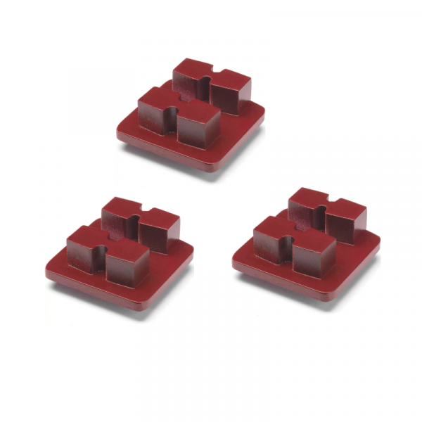 Photo of Husqvarna Redi Lock® 30-Grit Double Segments – Red (3-Pack)