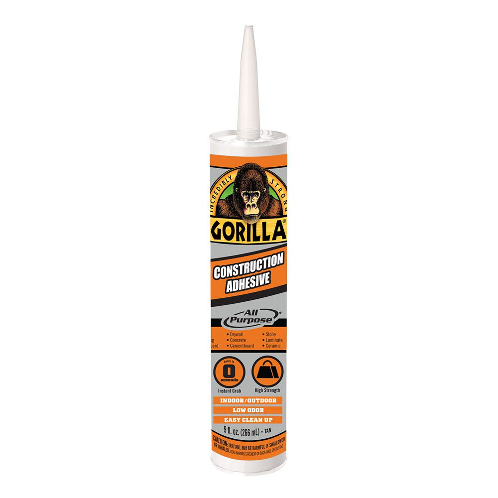 Gorilla Glue Construction Adhesive - 266ml Tube (Tan)