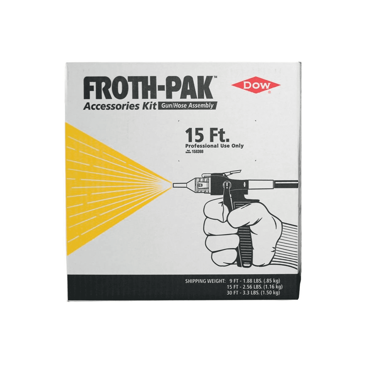 15' Gun & Hose for Dupont Froth-Pak™ 620 Spray Foam