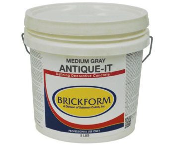white bucket, medium gray style, brickform logo