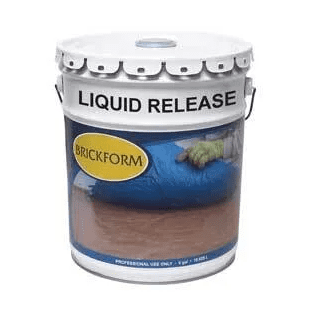 brickform, liquid release, clear, 1 gallon