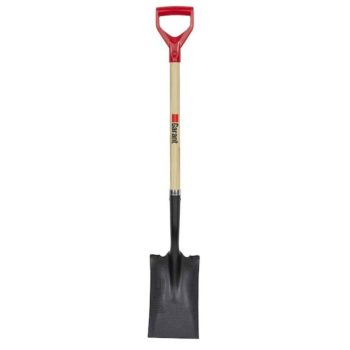 garant, square, shovel, wood handle